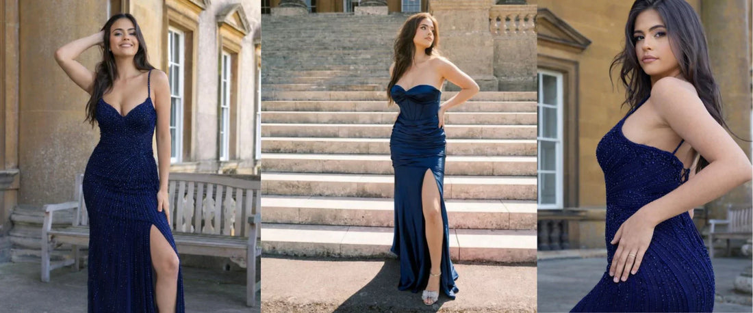 The Midnight Edit: Why Navy Blue is the Luxe Choice for Prom 2026