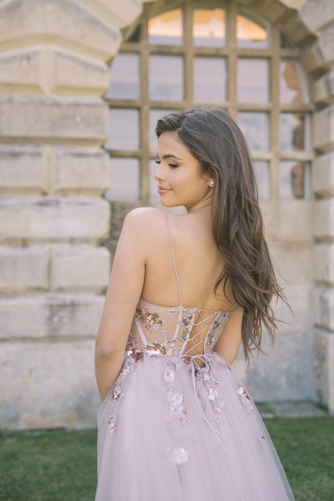 Vestito da ballo lilla
