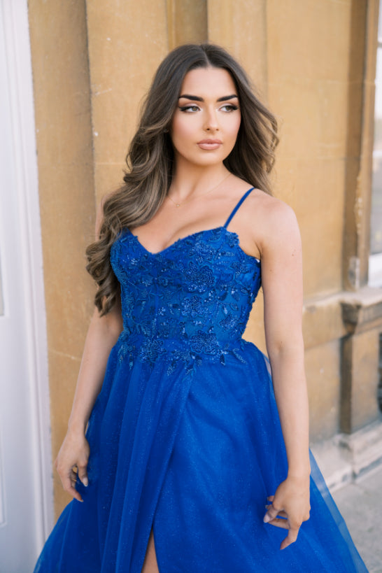 Vestito da ballo Celeste